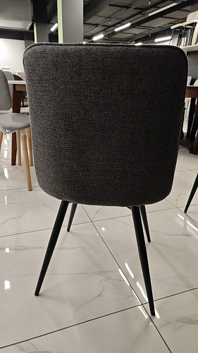 Стул на металлокаркасе Texas 4 поворотный темно-серый / черный из шоурума 4